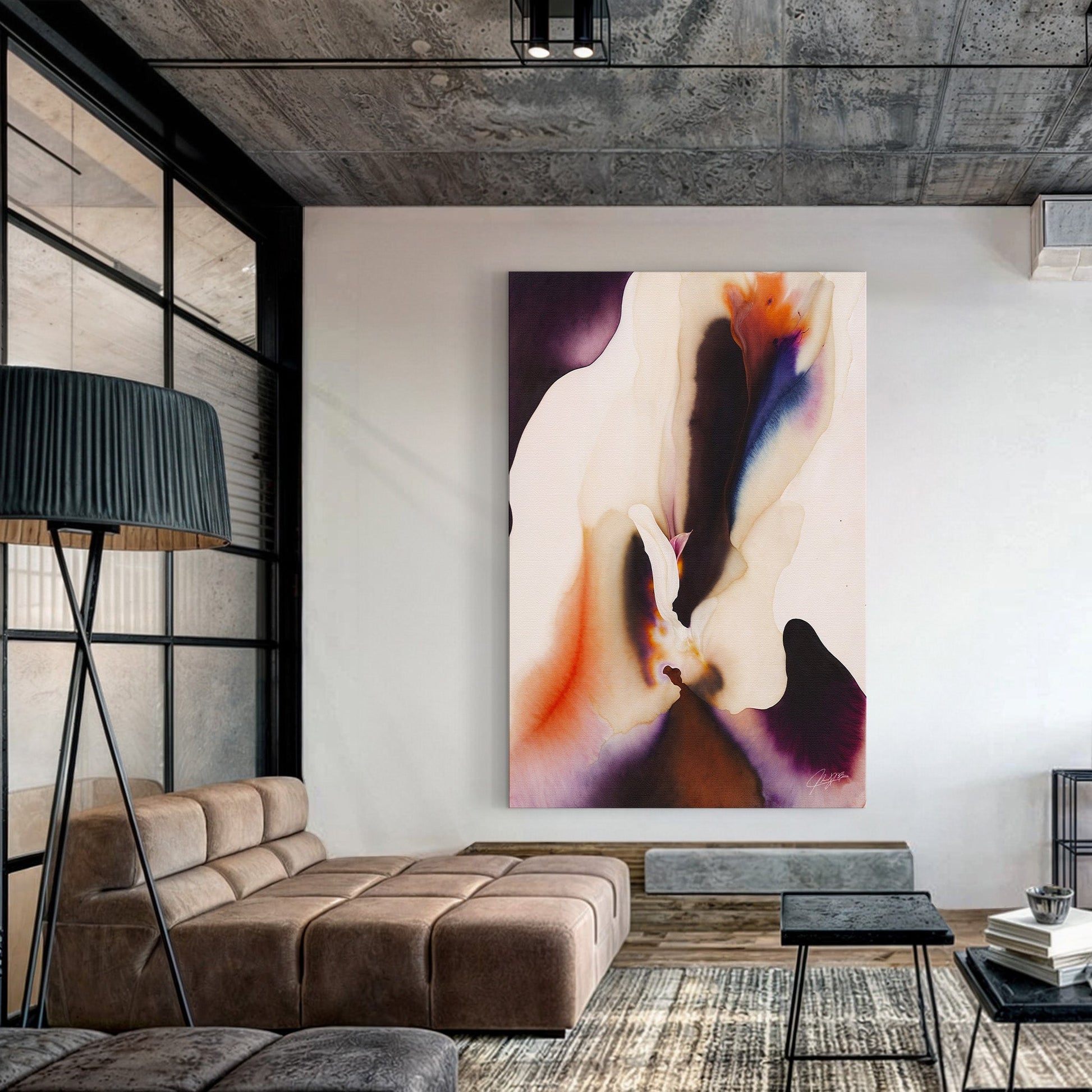 Canvas Print Velvet Bloom II by Tailored Canvases; vibrant colorful wall art canvas on Tampa Home & Garden Store