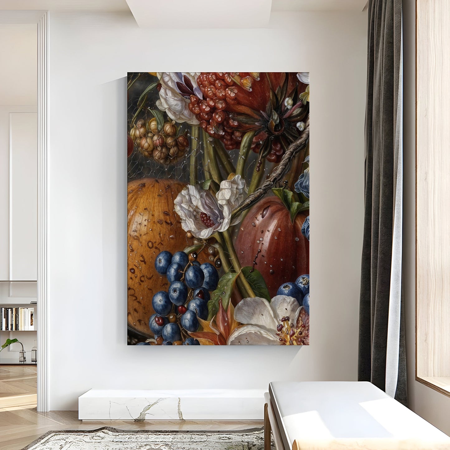 Canvas Print Baroque Bounty II by Tailored Canvases, crafting canvas artwork on Tampa Home & Garden Store