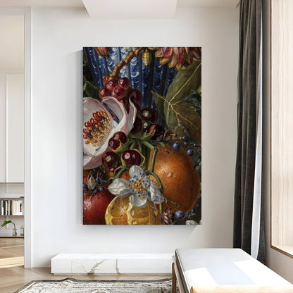 Canvas Print: Baroque Bounty III by Tailored Canvases, vibrant fruit still life canvas on Tampa Home & Garden Store