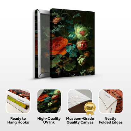 Canvas Print Verdant Elegance by Tailored Canvases, lush floral design on crafting canvas on Tampa Home & Garden Store