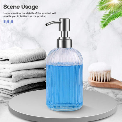 💎 WYOK Glass Soap Dispenser Set – 2 Pack - Tampa Home & Garden Store