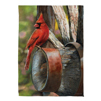 Wagon Wheel Suede Garden Flag - Tampa Home & Garden Store