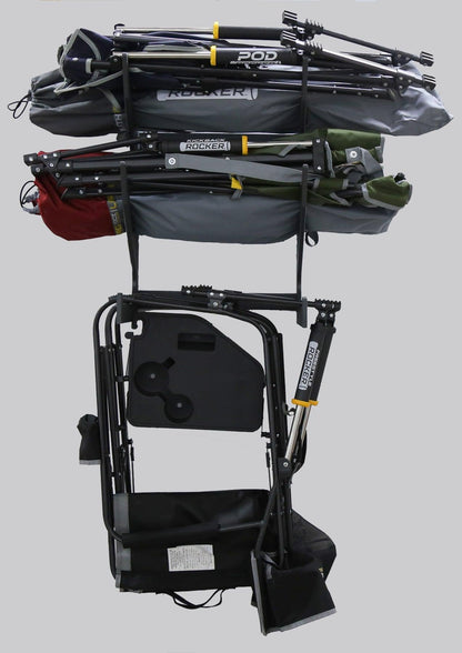 Wall Chair Rack for Garage 2 Deep Chair Racks with Base for Shelf - Tampa Home & Garden Store