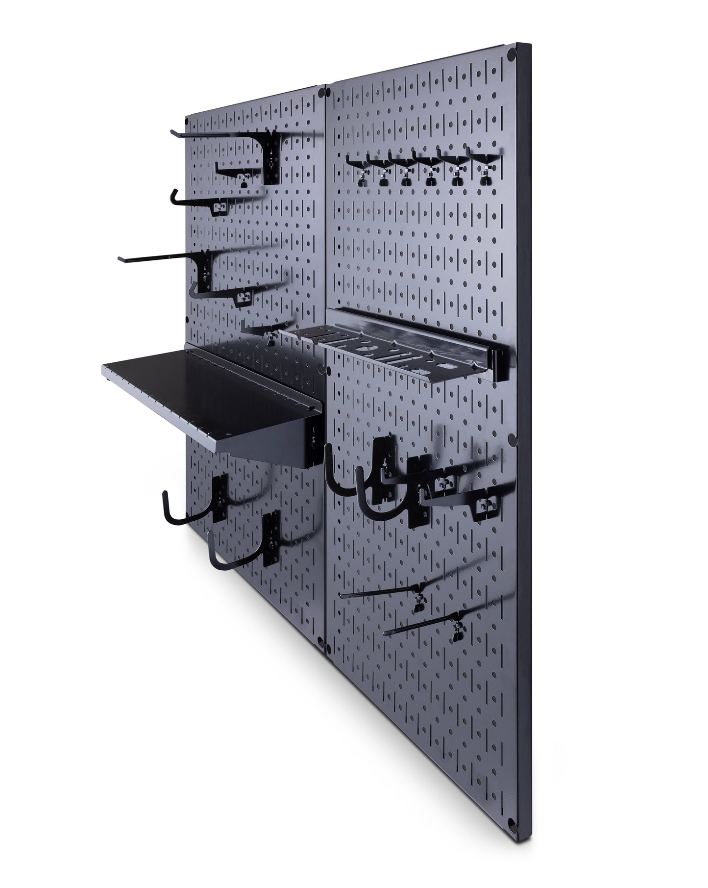 Heavy Duty Steel Pegboard Kit and Hook Set