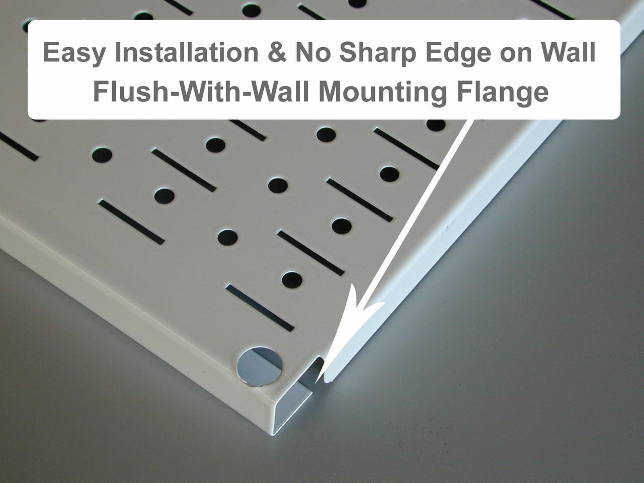 Metal Pegboard Tool Storage Wall Pack of Two