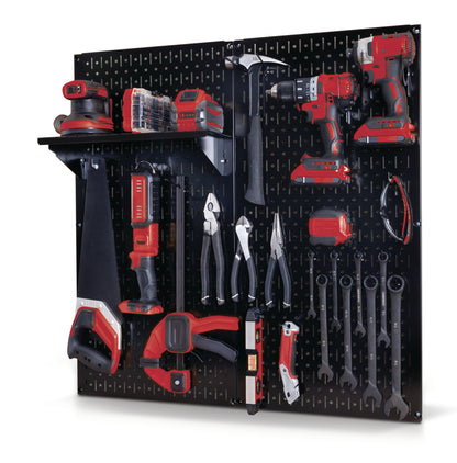 Heavy Duty Steel Pegboard Kit and Hook Set