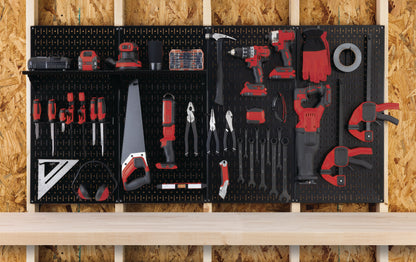 Heavy Duty Steel Pegboard Kit and Hook Set