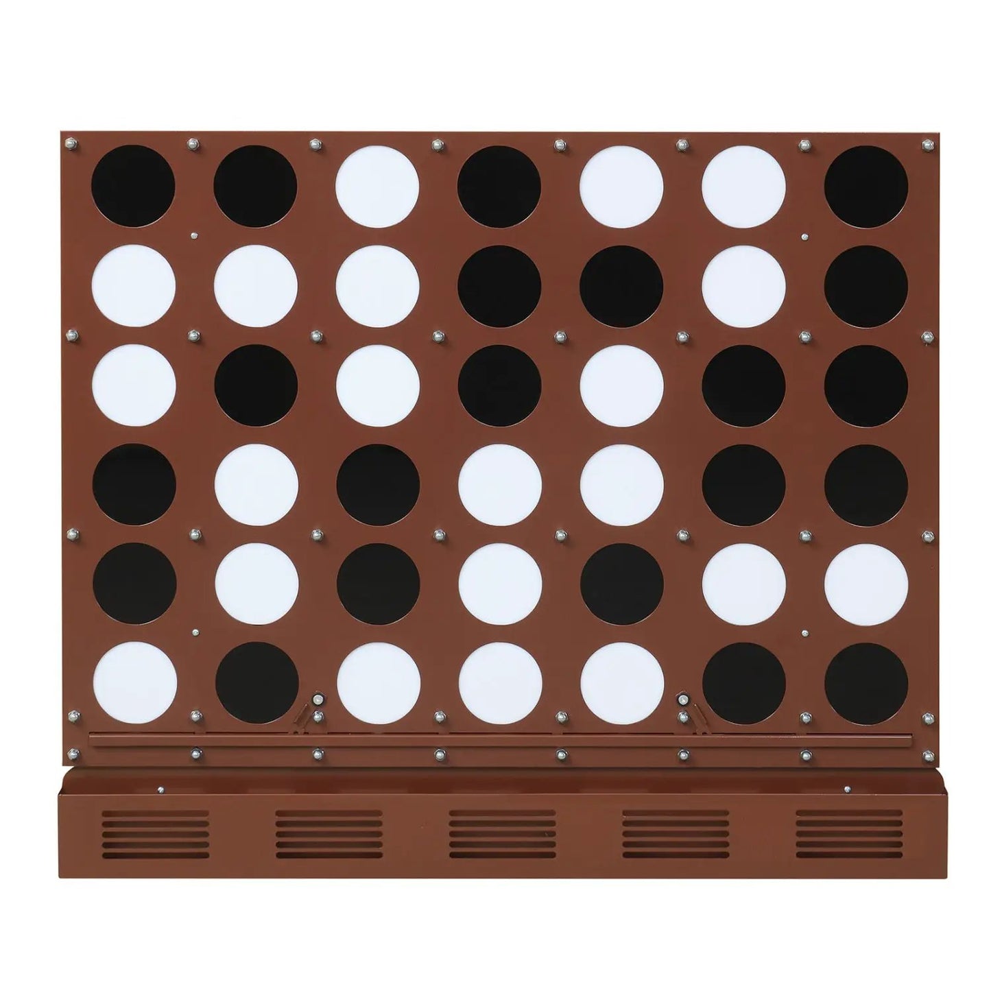 Wall Mounted Connect 4 Game With Acrylic Discs