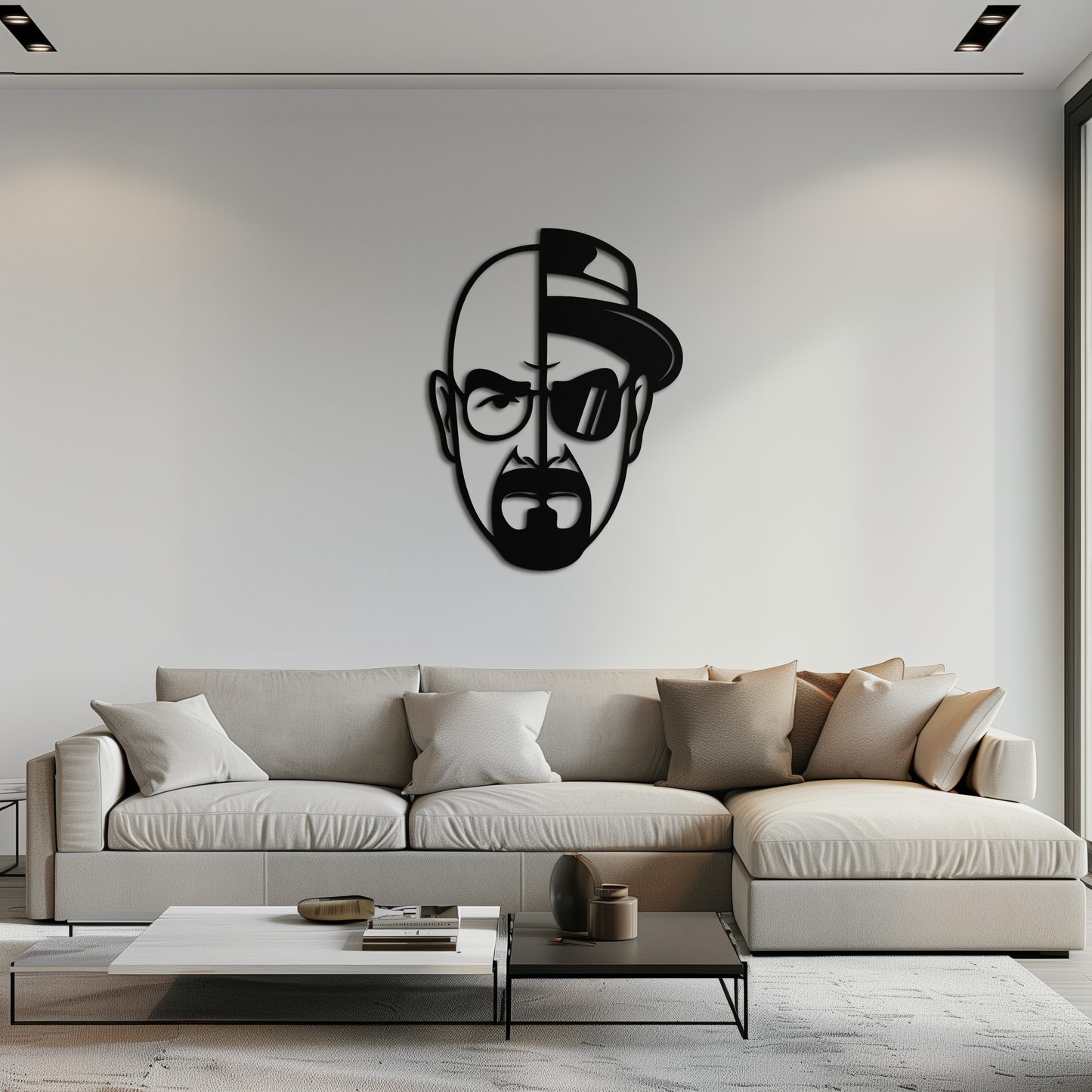 Walter White Metal Wall Art - Iconic TV Show Decor- KAF183 - Tampa Home & Garden Store