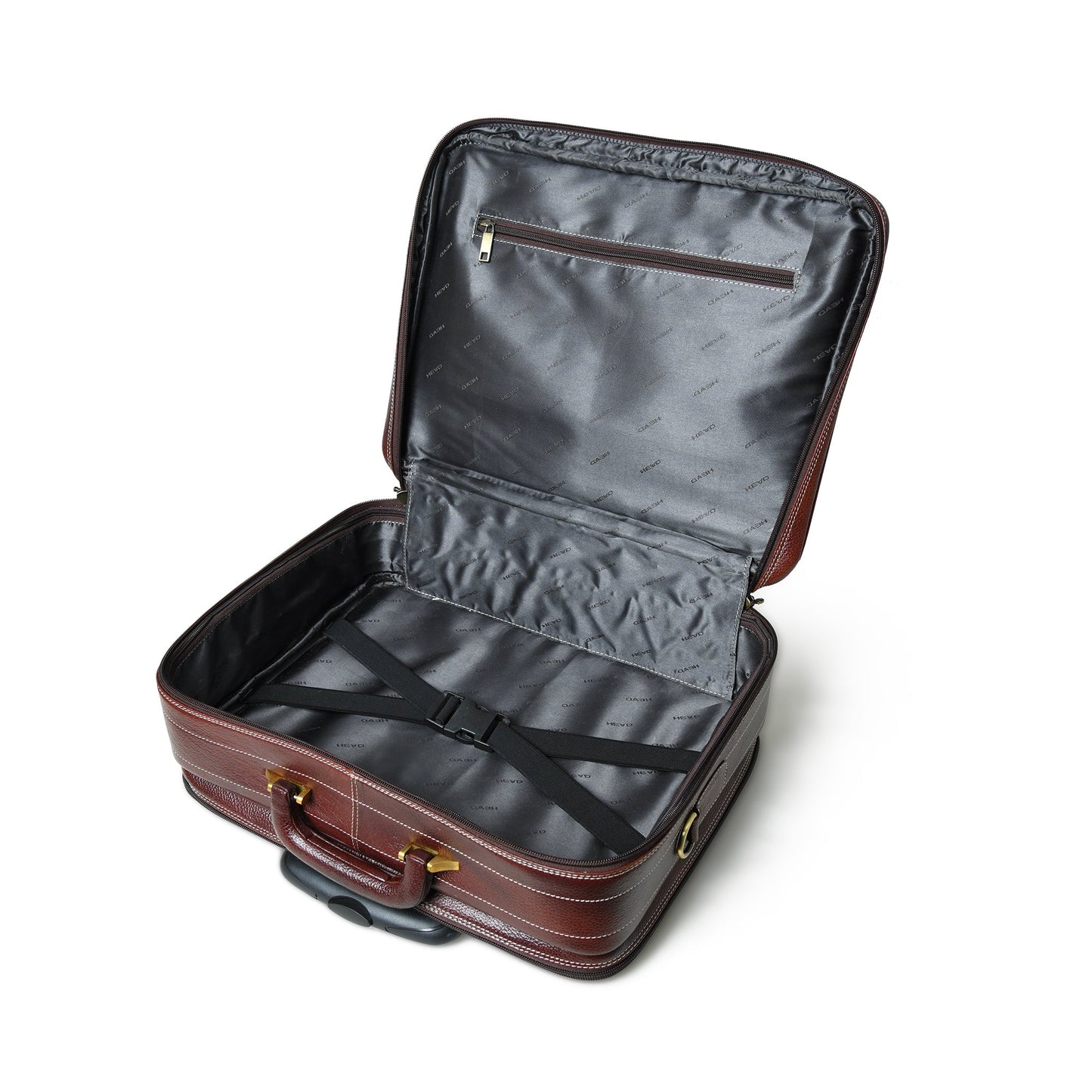 Wanderer Leather Trolly Suitcase Bag - Tampa Home & Garden Store