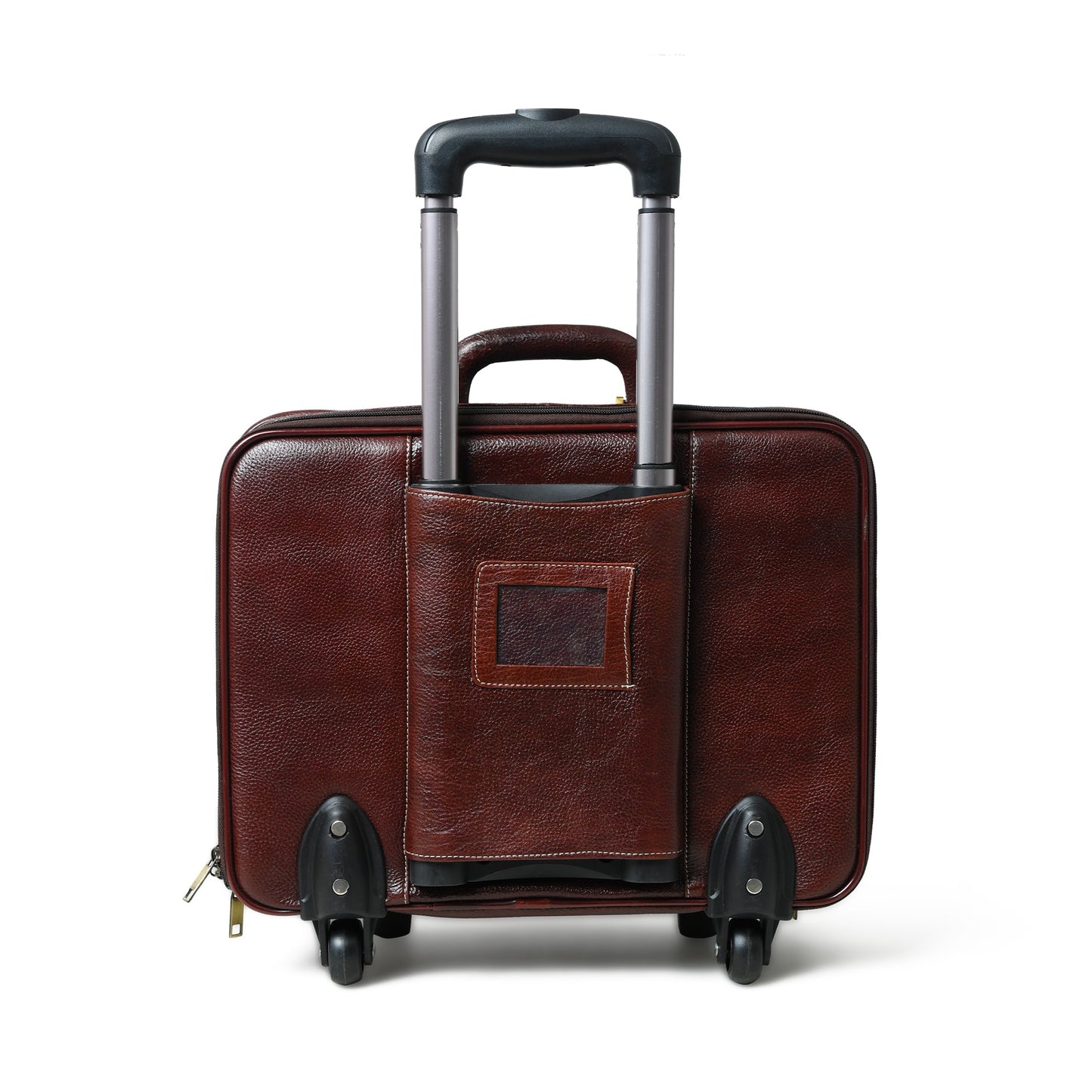 Wanderer Leather Trolly Suitcase Bag - Tampa Home & Garden Store