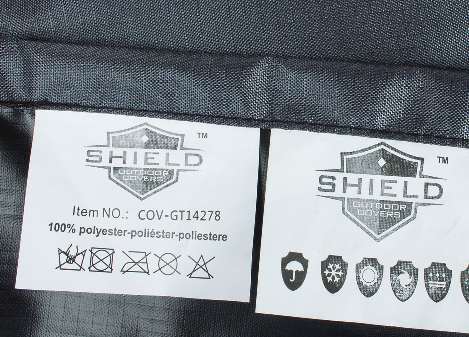 Left-end modular sofa cover for Mercury, 88x40x18, dark denim Shield Outdoor Covers on Tampa Home & Garden Store