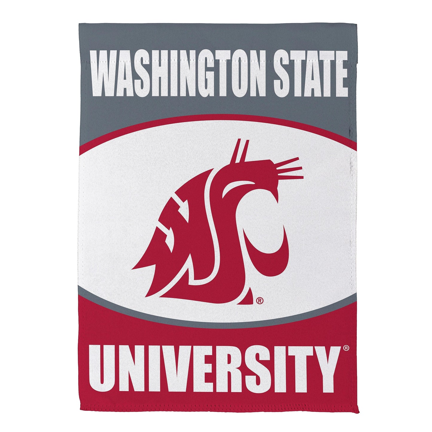 Washington State University Suede Flag, GDN - Tampa Home & Garden Store