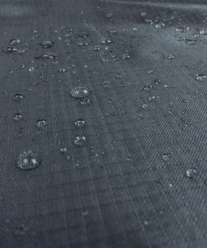 Dining Table Cover Shield Outdoor Covers dark gray fabric close-up with water droplets on Tampa Home & Garden Store