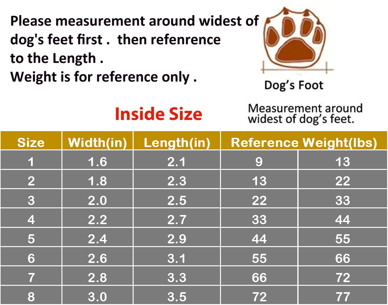 Waterproof Shoes/Boots for Medium Large Dogs - Tampa Home & Garden Store