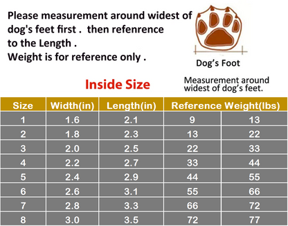 Waterproof Shoes/Boots for Medium Large Dogs - Tampa Home & Garden Store