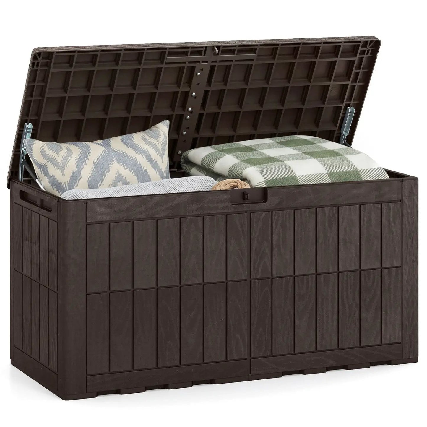 100 Gallon Outdoor Deck Box With Lockable Lid