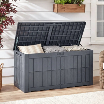 100 Gallon Outdoor Deck Box With Lockable Lid