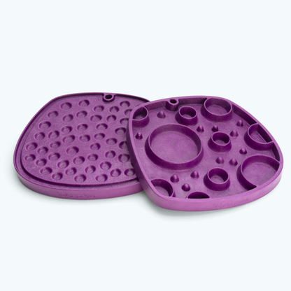 Bubbles Feast Mat With Slow Feeder and Lick Mat
