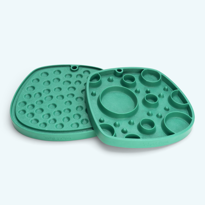 Bubbles Feast Mat With Slow Feeder and Lick Mat