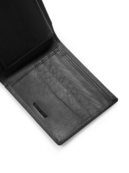 Wealth Ward Black Bi-folded Wallet - Tampa Home & Garden Store