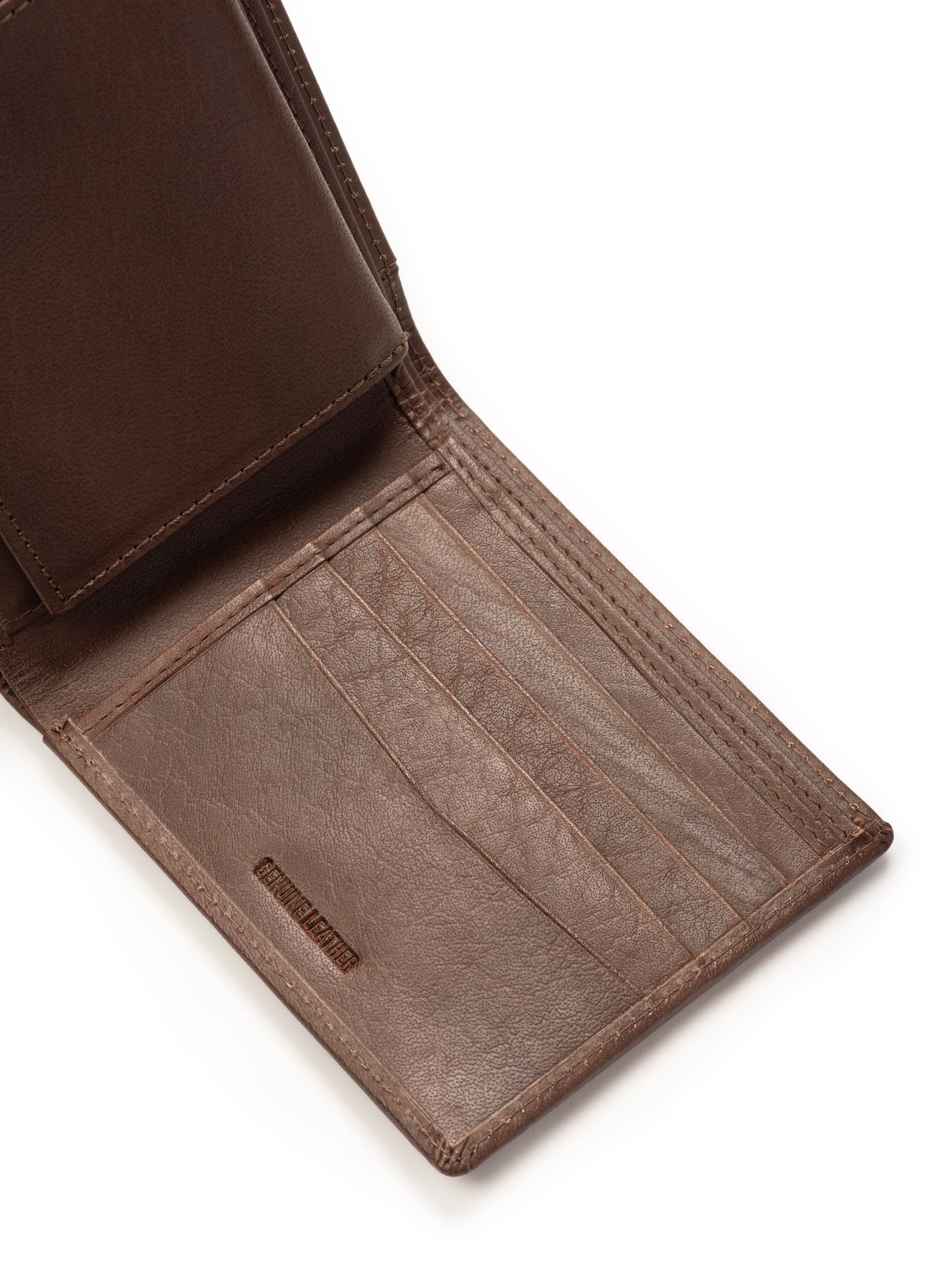 Wealth Ward Brown Bi-folded Wallet - Tampa Home & Garden Store
