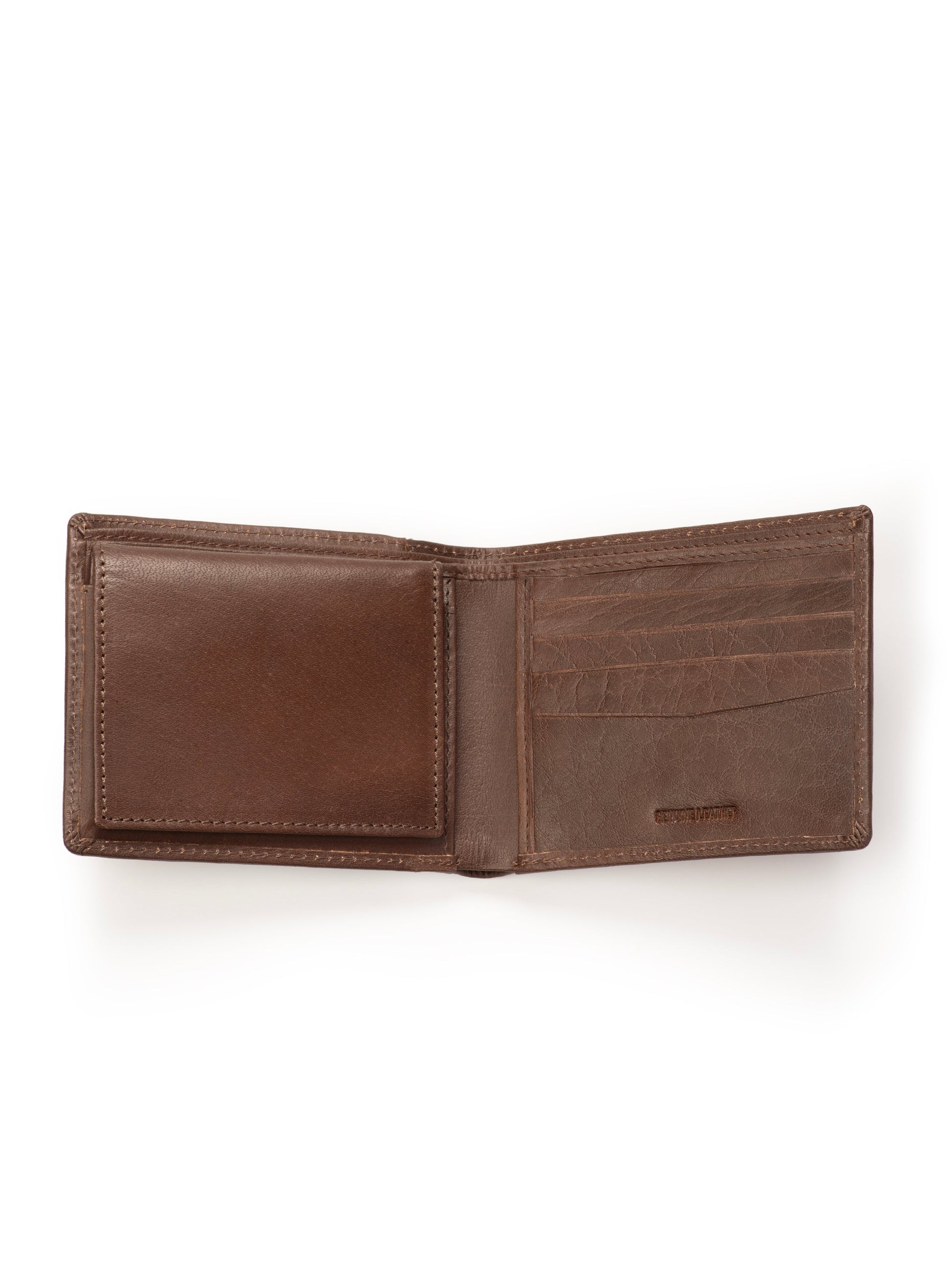 Wealth Ward Brown Bi-folded Wallet - Tampa Home & Garden Store