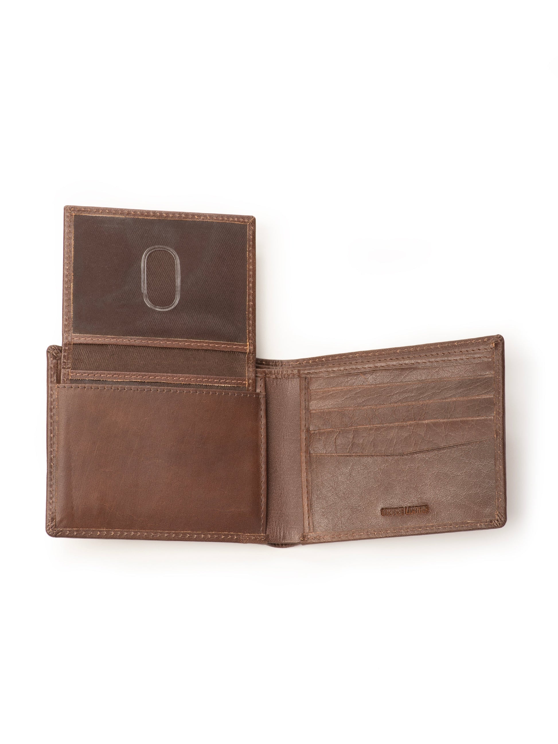 Wealth Ward Brown Bi-folded Wallet - Tampa Home & Garden Store