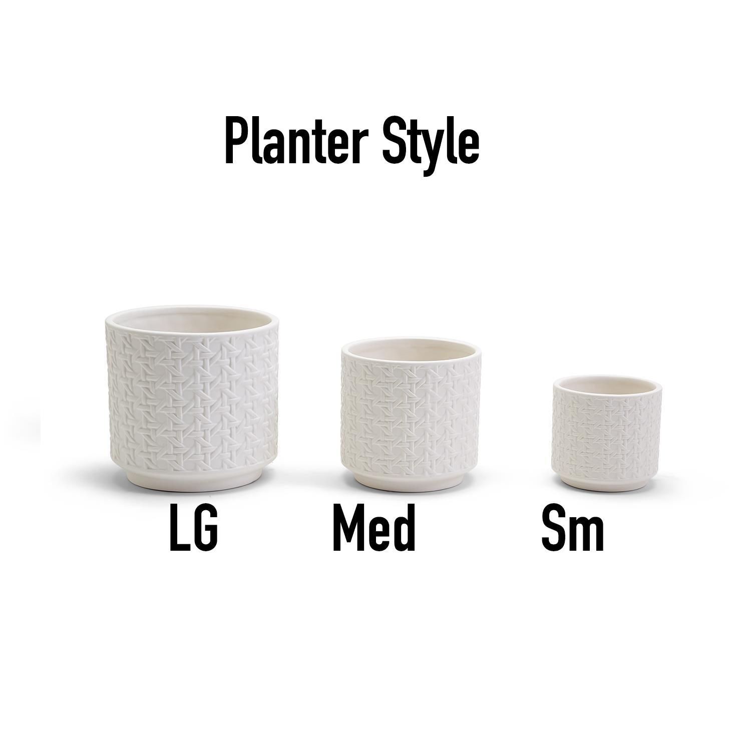 Webbing Pattern Flower Pots - Tampa Home & Garden Store