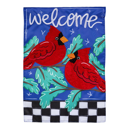 Welcome Winter Friends Applique Garden Flag - Tampa Home & Garden Store