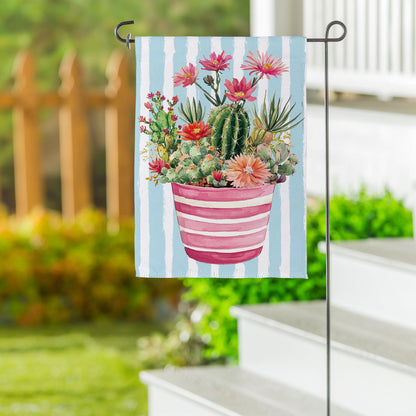 Welcoming Succulent Suede Garden Flag - Tampa Home & Garden Store