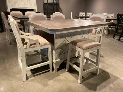 Westgate Solid Wood Pub Table Set with Stools