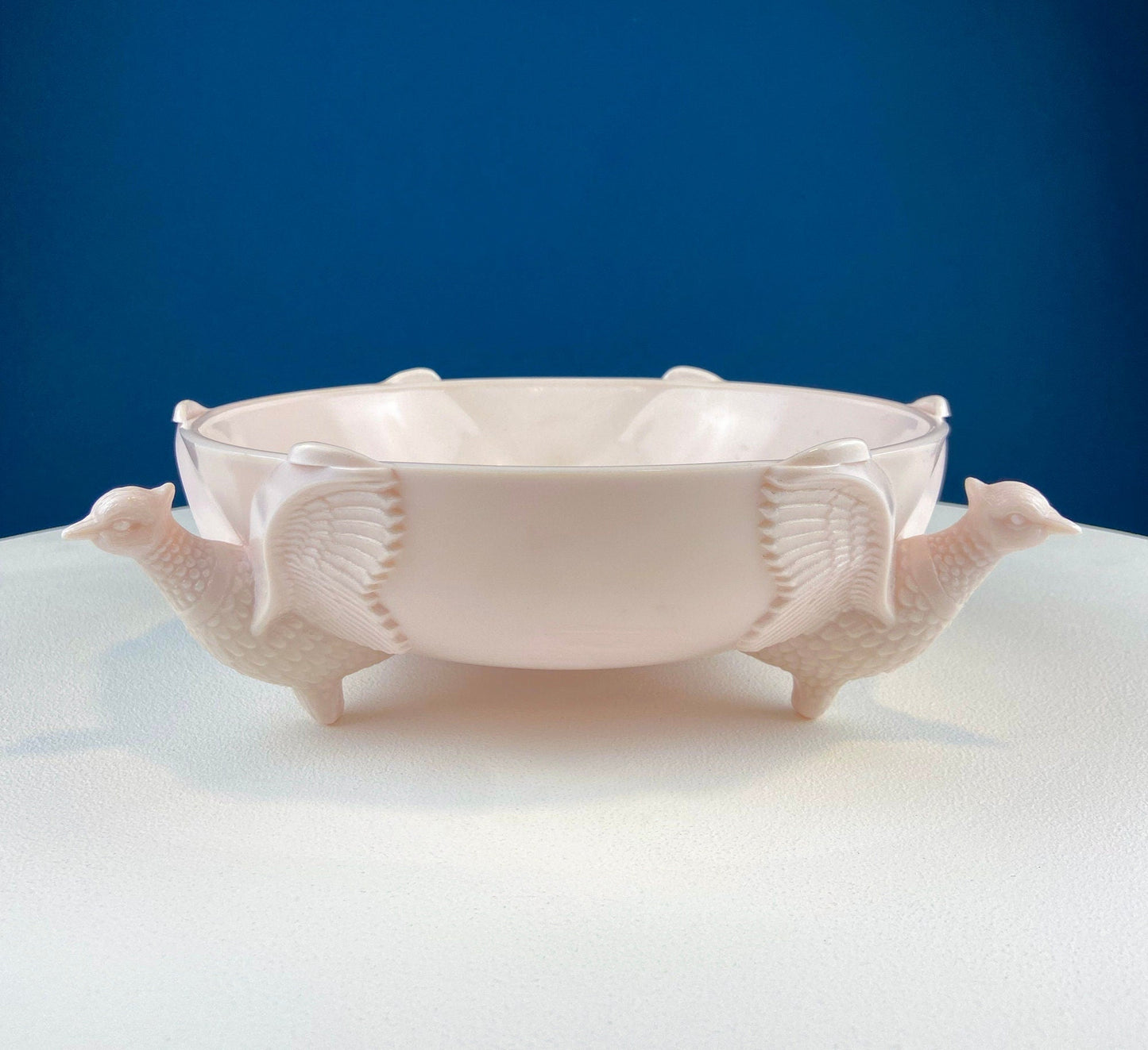 Westmoreland Milk Glass Eagle with Babies. Large White Bird On Nest Bowl. Cookie Jar with Lid. Storage Dish for Trinkets or Bath Accessories - Tampa Home & Garden Store