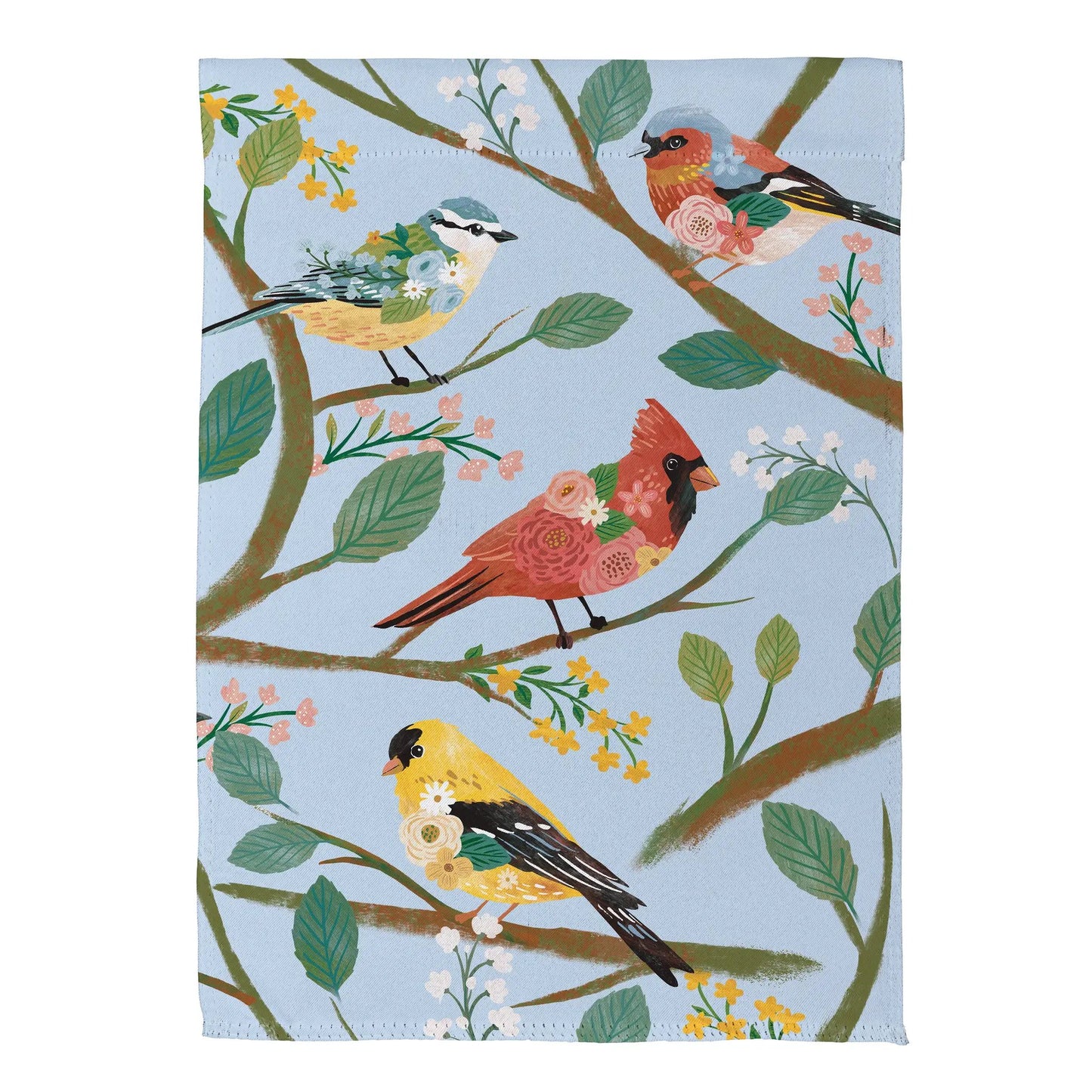 What She Shed Birds Suede House Flag - Tampa Home & Garden Store