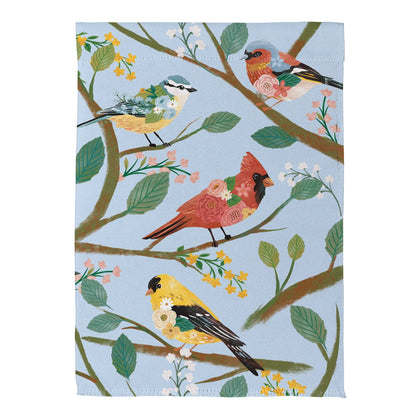 What She Shed Birds Suede House Flag - Tampa Home & Garden Store