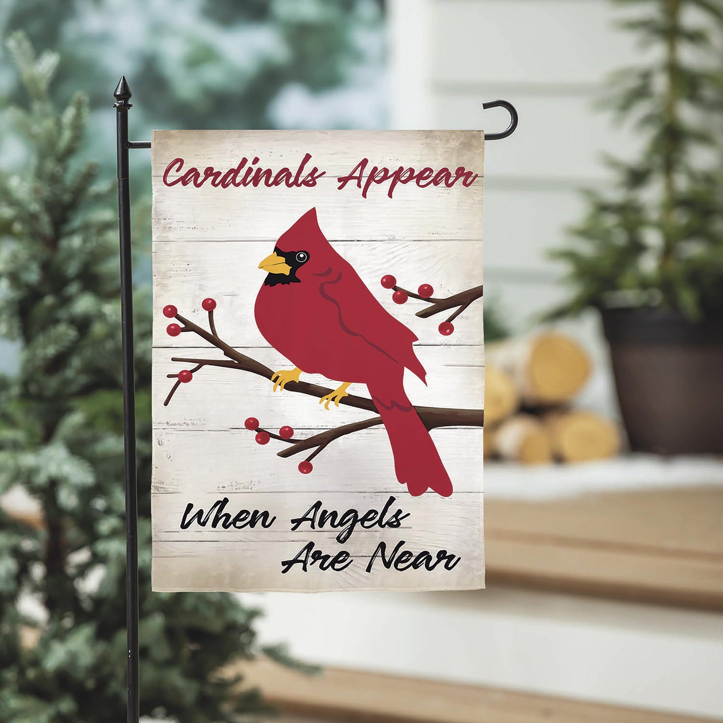 When Angels are Near Applique Garden Flag - Tampa Home & Garden Store