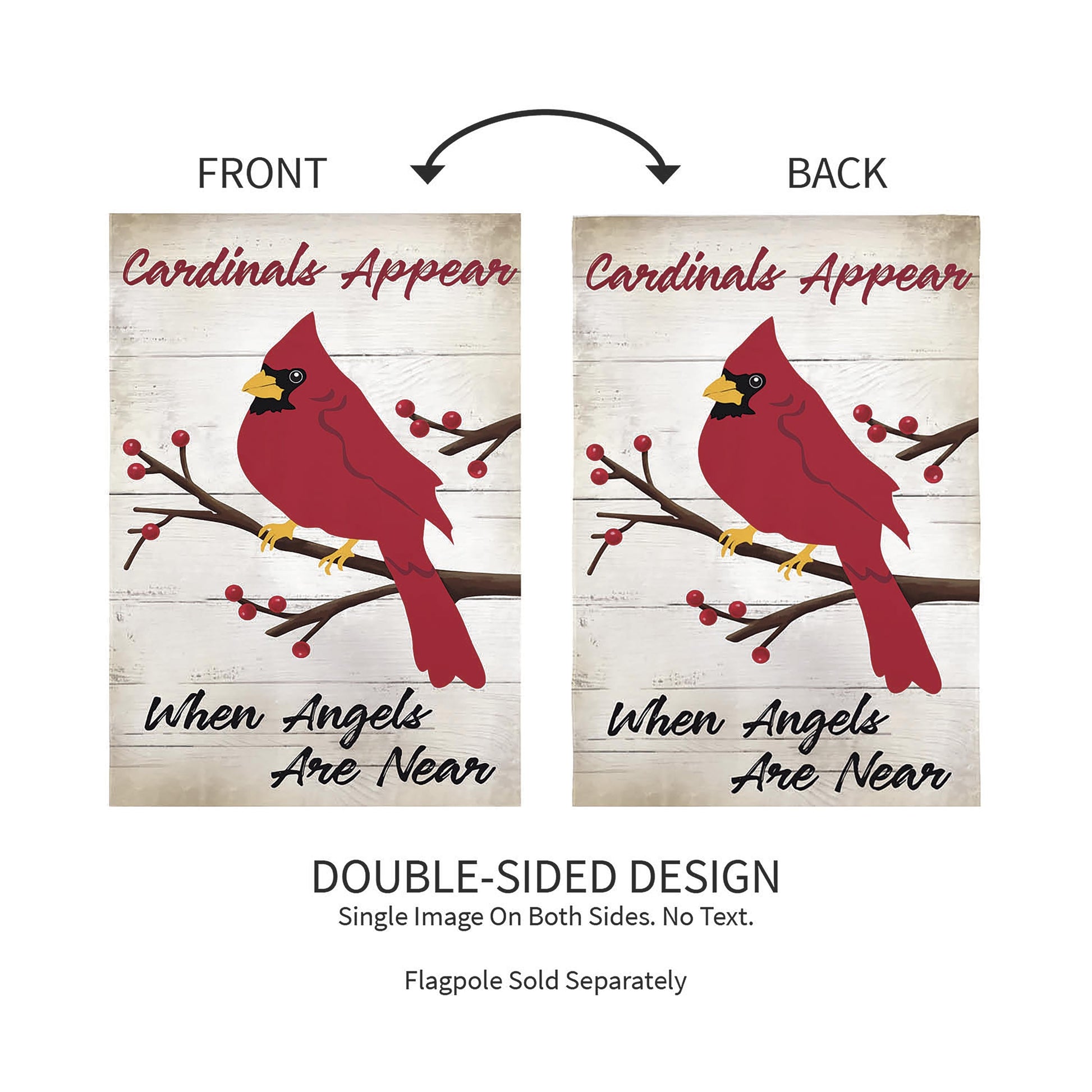 When Angels are Near Applique Garden Flag - Tampa Home & Garden Store