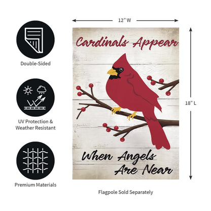 When Angels are Near Applique Garden Flag - Tampa Home & Garden Store