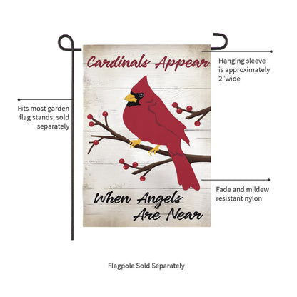 When Angels are Near Applique Garden Flag - Tampa Home & Garden Store