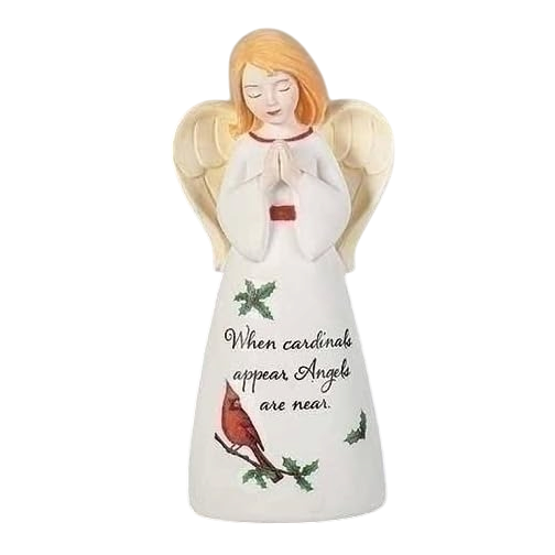 When Cardinals Appear Angel are Near Angel Figurine - 4 Inch - Tampa Home & Garden Store