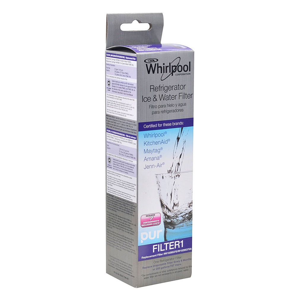 Whirlpool Water Filter W10295370A Pur Filter 1 W10295370 Refrigerator - Tampa Home & Garden Store
