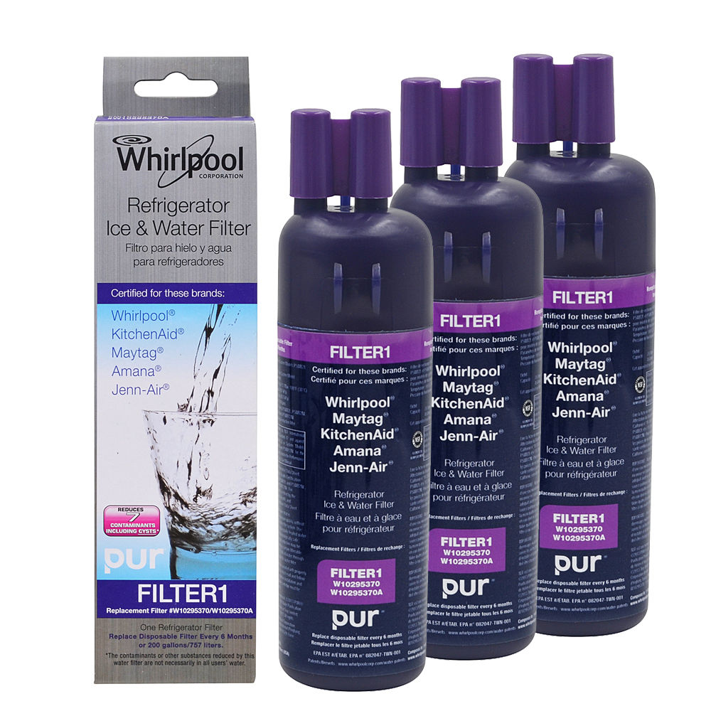 Whirlpool Water Filter W10295370A Pur Filter 1 W10295370 Refrigerator - Tampa Home & Garden Store
