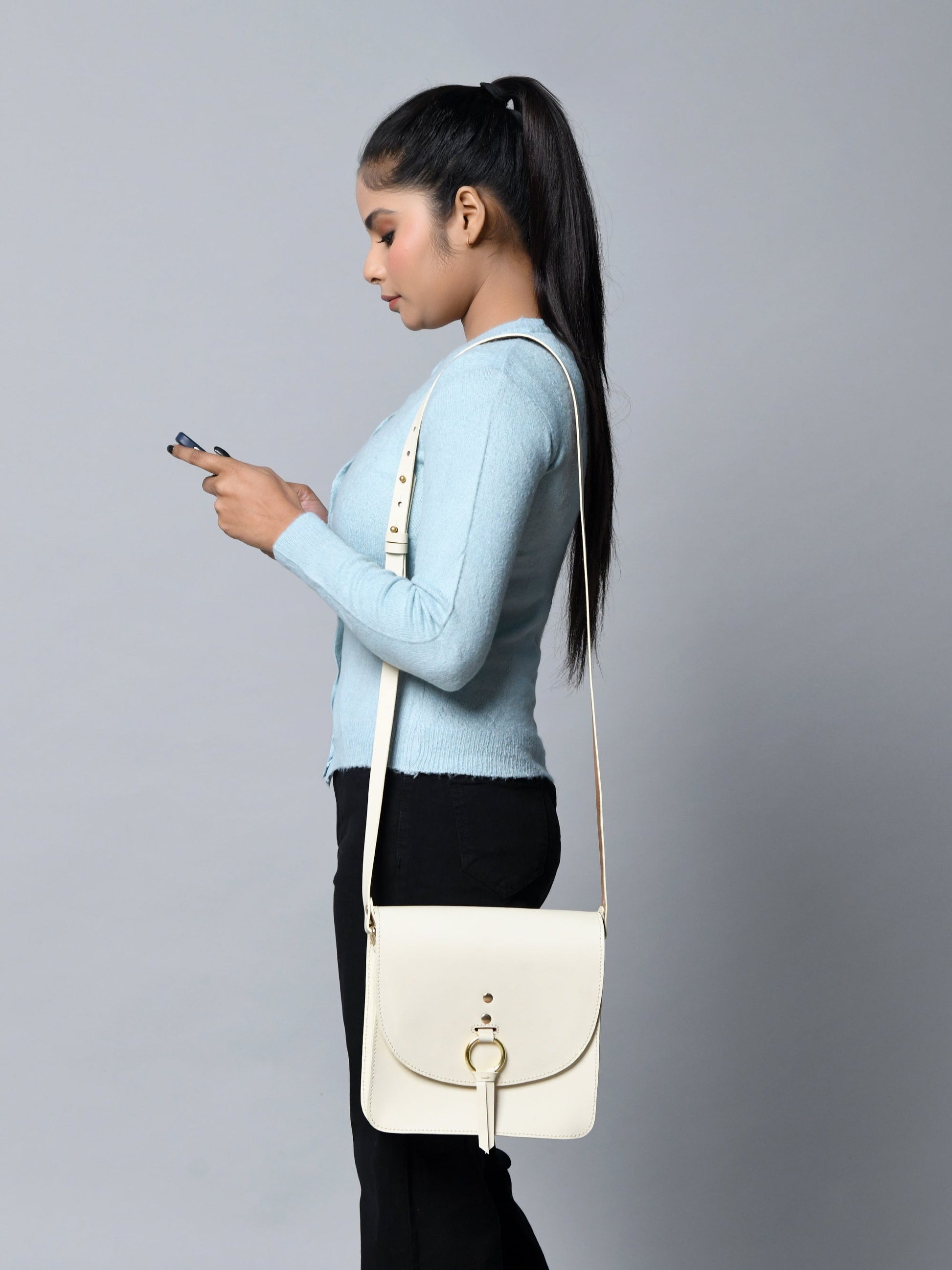 White Elegance Crossbody Sling Bag - Tampa Home & Garden Store