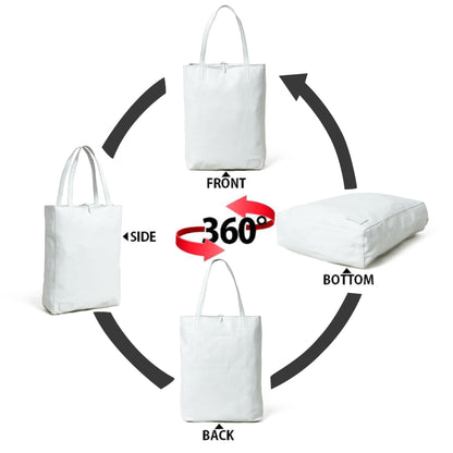 White Leather Shoulder Tote Bag - Tampa Home & Garden Store