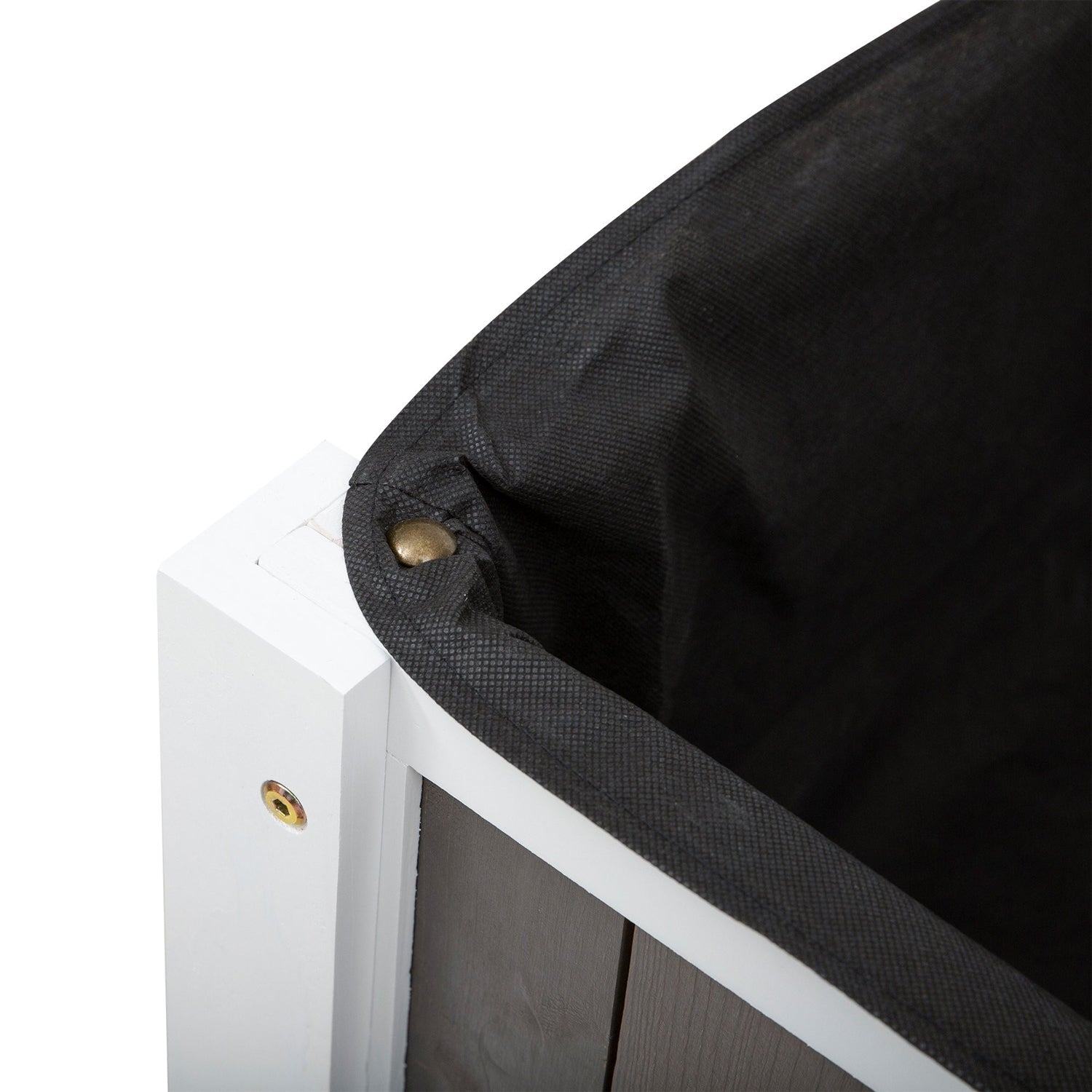 White Wooden 2 Level Elevated Raised Garden Planter Bed - Tampa Home & Garden Store