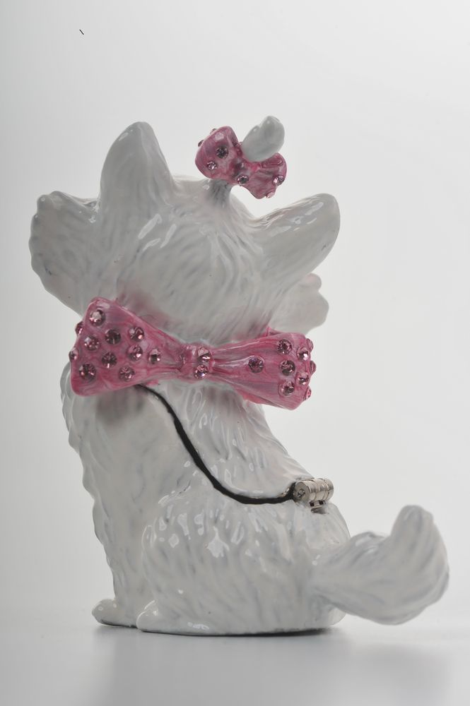 White and Pink Cat - Tampa Home & Garden Store