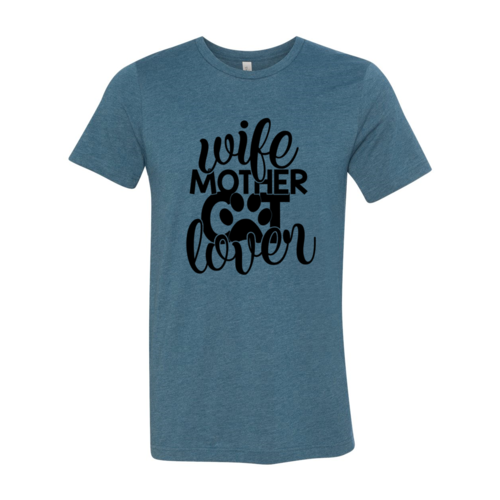 Wife Mother Cat Lover T-Shirt - Tampa Home & Garden Store