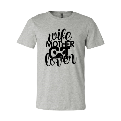 Wife Mother Cat Lover T-Shirt - Tampa Home & Garden Store