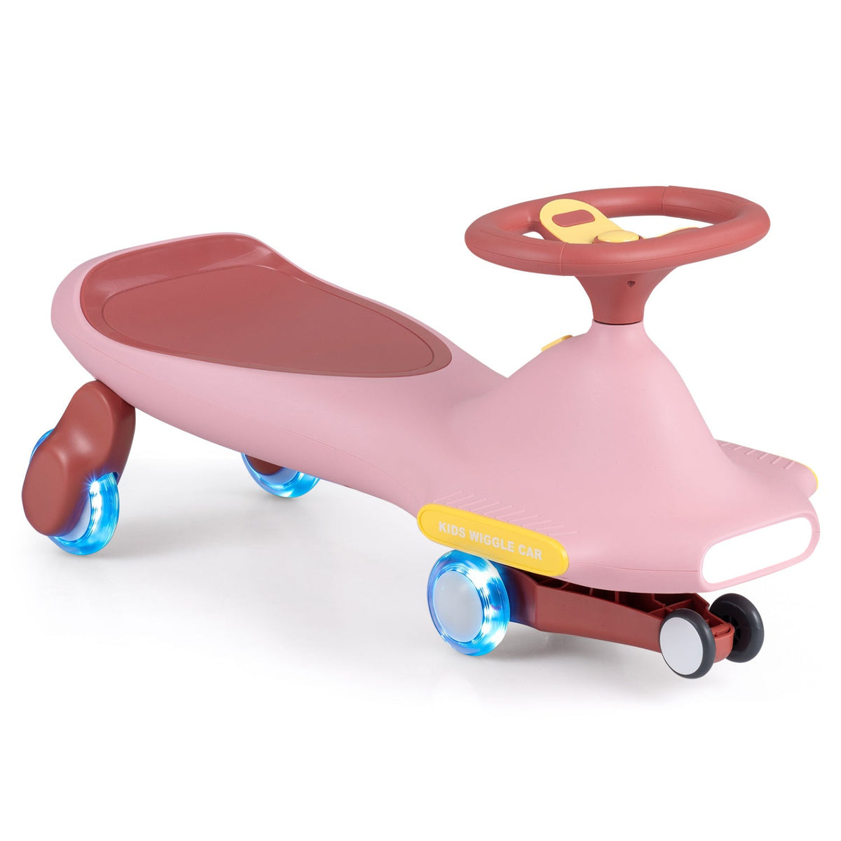 Wiggle Car for Kids pink ride-on toy with LED flashing wheels and music DirectDeals on Tampa Home & Garden Store