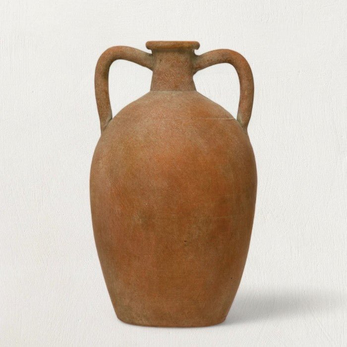 Willow Terracotta Urn with Handles - Tampa Home & Garden Store